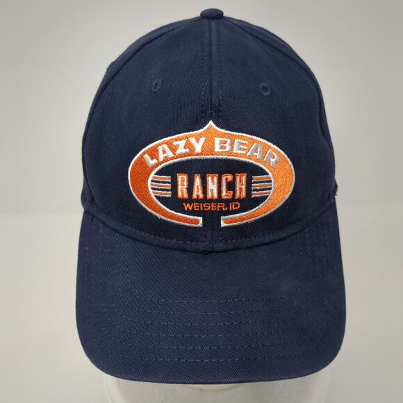 Lazy Bear Ranch Weiser ID Fitted Hat Blue L/XL Embroidered 6 Panel OttoFlex - Picture 2 of 9